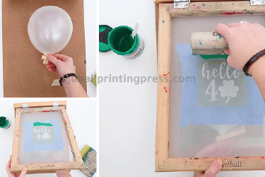 balloon with silkscreen Printing in dammam